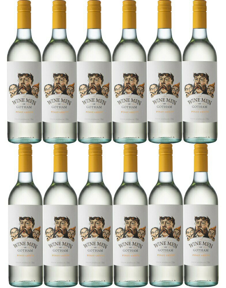 12本セット ワイン メン オブ ゴッサム ピノ グリージョ (ゴッサム ワインズ) Wine Men of Gotham Pinot Grigio (Gotham Wines) 白 やや辛口 オーストラリア 750ml×12本 現行ヴィンテージ