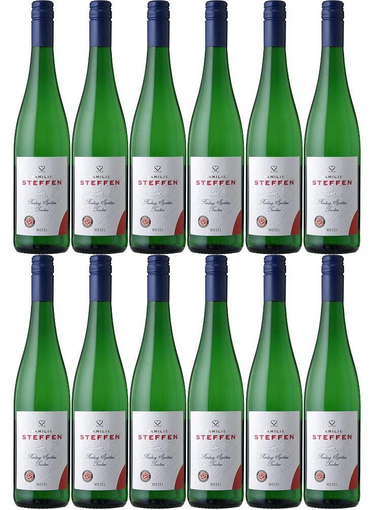 格付けドイツワイン（Qmp） [12本セット] シュテッフェン リースリング シュペートレーゼ トロッケン (ゲブリューダー シュテッフェン)　Steffen Riesling Spatlese Trocken (Weinhaus Gebr. Steffen GmbH)　ドイツ モーゼル 白 750ml×12本