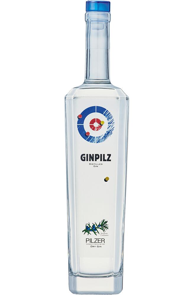 [12本セット] ジンピルツ ドライ ジン (ディスティッレリア ピルツァー)　Ginpilz Dry Gin (Distilleria Pilzer srl)　イタリア トレンティーノ アルト アディジェ ALC度数40% 700ml