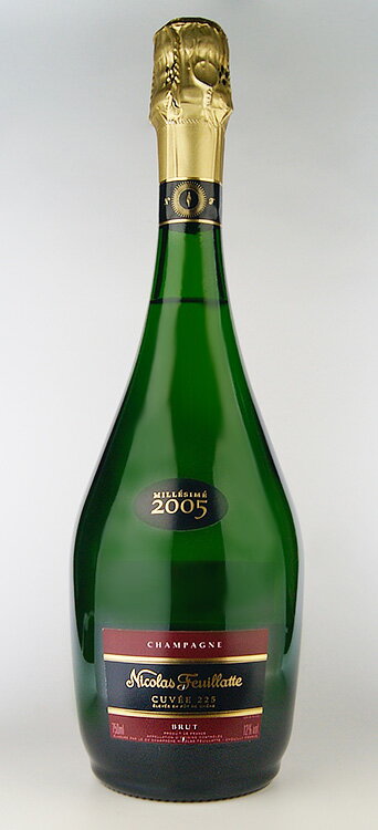 [キュヴェ・225] ブリュット ミレジム [2005] (ニコラ・フィアット) [Cuvee 225] Brut Millesime [2005] (Nicolas Feuillatte) 【スパークリング ワイン】【シャンパーニュ】