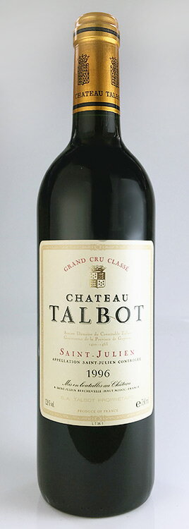 シャトー・タルボ [1996] AOCサンジュリアン・メドック格付第4級 Chateau Talbot [1996] AOC Saint-Julien /赤/