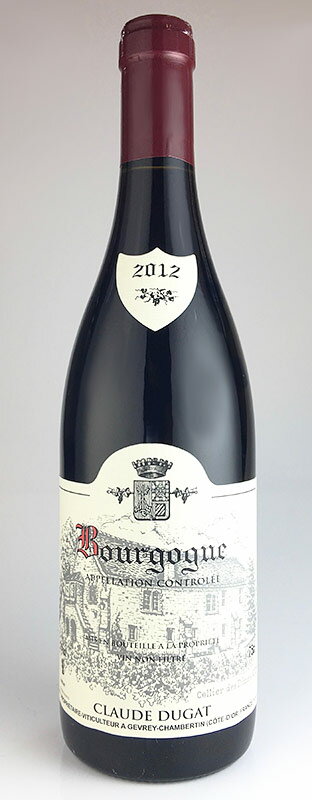 ブルゴーニュ・ルージュ [2012] (ドメ-ヌ・クロード・デュガ)　Bourgogne Rouge [2012] (Domaine Claude DUGAT)　/赤/