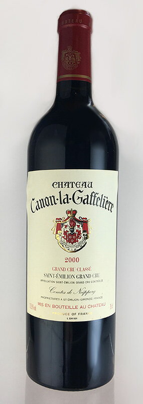 シャトー・カノン・ラ・ガフリエール [2000] AOCサンテミリオン・第一特別級B Chateau Canon La Gaffeliere [2000] AOC Saint Emilion Grand Cru /赤/