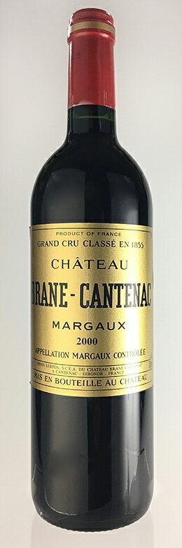 シャトー・ブラーヌ・カントナック [2000] AOCマルゴー・メドック格付第2級 Chateau Brane Cantenac [2000] AOC Margaux /赤/フランス/ボルドー/
