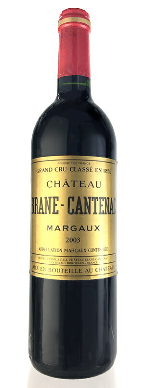 シャトー・ブラーヌ・カントナック [2003] AOCマルゴー・メドック格付第2級 Chateau Brane Cantenac [2003] AOC Margaux /赤/フランス/ボルドー/