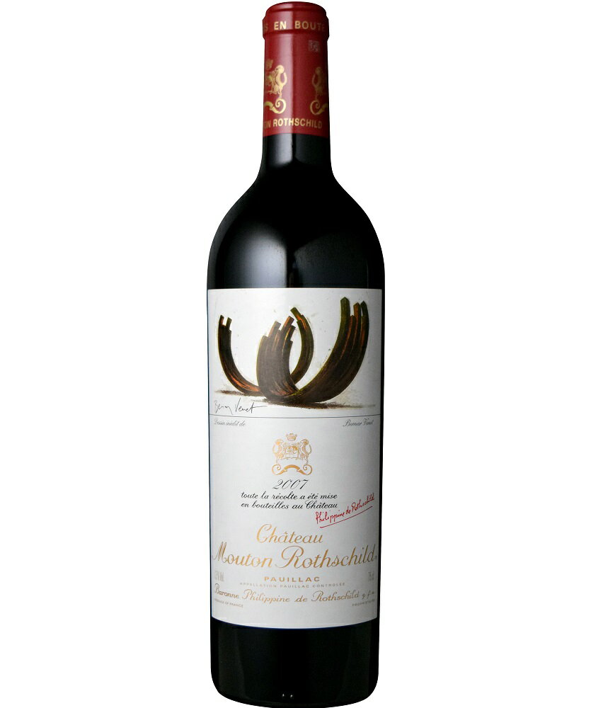 シャトー・ムートン・ロートシルト [2007] Chateau Mouton Rothschild [2007] フランス/ボルドー/オー・メドック/AOCポイヤック/メドック 第1級格付/赤/750ml