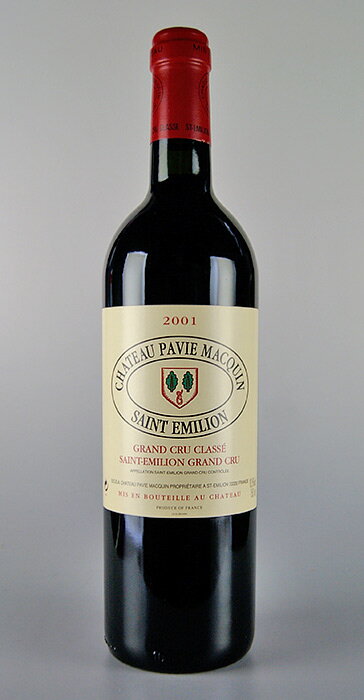 シャトー・パヴィ・マカン [2001] サンテミリオン・グラン・クリュ・クラッセ Chateau Pavie Macquin [2001] AOC Saint Emilion Grand Cru Classe /赤/