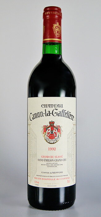 シャトー・カノン・ラ・ガフリエール [1992] AOCサンテミリオン・第一特別級B Chateau Canon La Gaffeliere [1992] AOC Saint Emilion Grand Cru /赤/