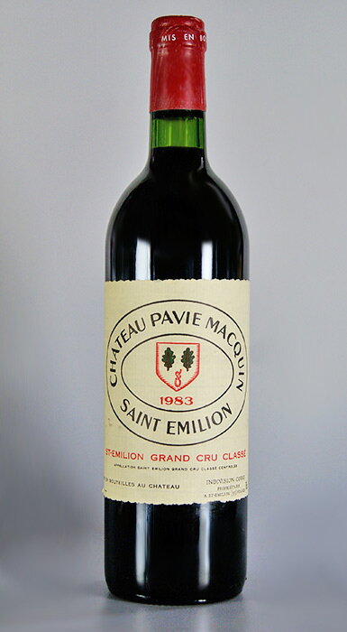 シャトー・パヴィ・マカン [1975] サンテミリオン・グラン・クリュ・クラッセ Chateau Pavie Macquin [1975] AOC Saint Emilion Grand Cru Classe /赤/