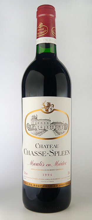 シャトー・シャス・スプリーン [1994] AOCムーリス (クリュ・ブルジョワ・エクセプショナル)　Chateau Chasse Spleen [1994] AOC Moulis (Cru Bourgeois Exceptional)　/赤/