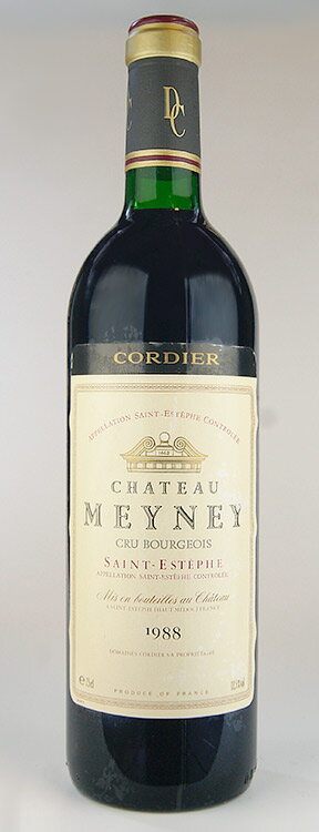 シャトー・メイネイ [1988] AOCサンテステフ・クリュ・ブルジョワ Chateau Meyney [1988] AOC Saint Estephe Cru Bourgeois /フランス/ボルドー/