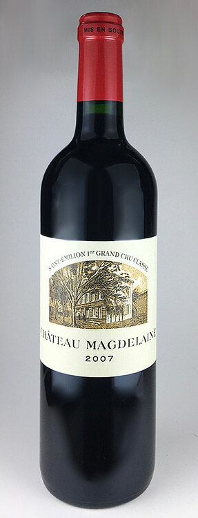 シャトー・マグドレーヌ [2007] サンテミリオン第1特別級B・プルミエ・グラン・クリュ・クラッセ Chateau Magdelaine [2007] AOC Saint-Emilion Premier Grand Cru Classe [ChateauB] /赤/