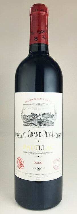 シャトー・グラン・ピュイ・ラコスト [2000] メドック格付第5級・AOCポイヤック Chateau Grand Puy Lacoste [2000] AOC Pauillac /赤/