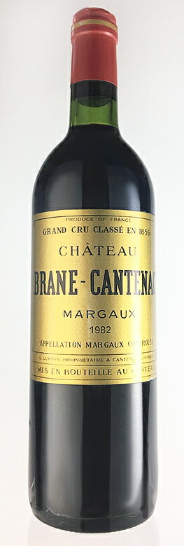 シャトー・ブラーヌ・カントナック [1982] AOCマルゴー・メドック格付第2級 Chateau Brane Cantenac [1982] AOC Margaux /赤/フランス/ボルドー/