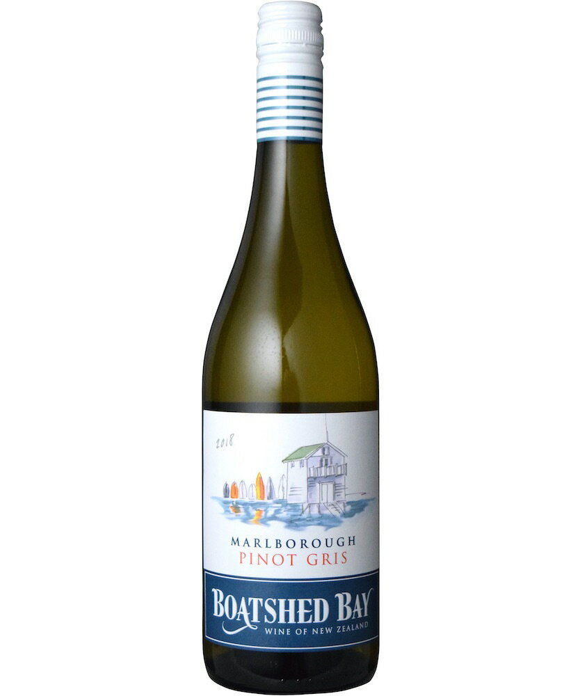 ボートシェッド・ベイ・ピノ・グリ (ボートシェッド・ベイ)　Boatshed Bay Pinot Gris (Boatshed Bay)　ニュージーランド マールボロGI 白 辛口 750ml