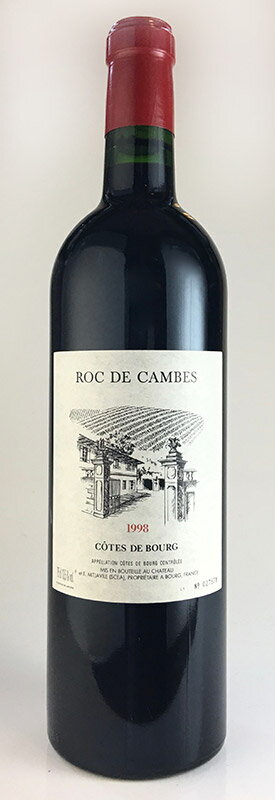 シャトー・ロック・ド・カンブ [1998] AOCコート・ド・ブール Chateau Roc De Cambes [1998] AOC Cotes de Bourg/赤/