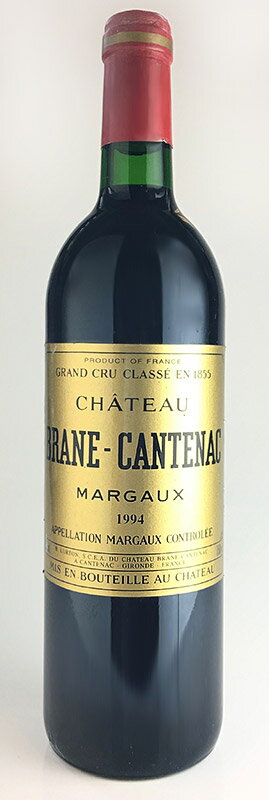 シャトー・ブラーヌ・カントナック [1994] AOCマルゴー・メドック格付第2級 Chateau Brane Cantenac [1994] AOC Margaux /赤/フランス/ボルドー/