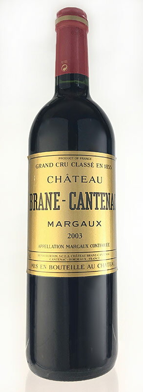 シャトー・ブラーヌ・カントナック [2004] AOCマルゴー・メドック格付第2級 Chateau Brane Cantenac [2004] AOC Margaux /赤/フランス/ボルドー/