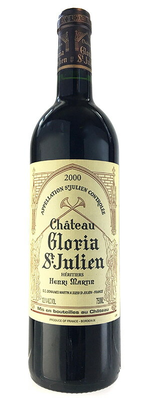シャトー・グロリア [2000] AOCサン・ジュリアン Chateau Gloria [2000] AOC Saint-Julien /赤/
