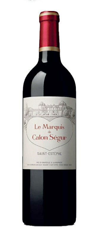 ル・マルキ・ド・カロン・セギュール [2013] メドック格付第3級 Le Marquis de Calon Segur [2013] AOC Saint Estephe フランス/ボルドー/セカンド・ワイン/AOCサン・テステフ/赤/750ml