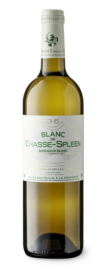 シャトー・シャス・スプリーン・ブラン [2015] Chateau Chasse Spleen Blanc [2015] /白 フランス/ボルドー/