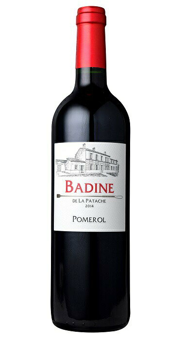 [12本セット] バディン ド ラ パターシュ [2015]　Badine de la Patache AOC Pomerol　フランス ボルドー セカンド ワイン AOCポムロール 赤 フルボディ 750ml