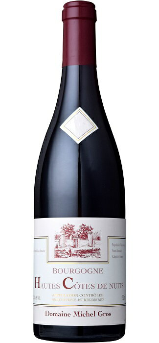 [12本セット] ブルゴーニュ オート コート ド ニュイ ルージュ [2019] (ミシェル グロ)　Bourgogne Hautes Cotes de Nuits Rouge (Michel Gros)　フランス ブルゴーニュ 赤 750ml