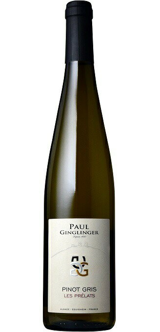 アルザス・ピノ・グリ・レ・プレラ (ポール・ジャングランジェ)　Alsace Pinot Gris Les Prelats (Paul Ginglinger)　フランス AOCアルザス 白 辛口 750ml