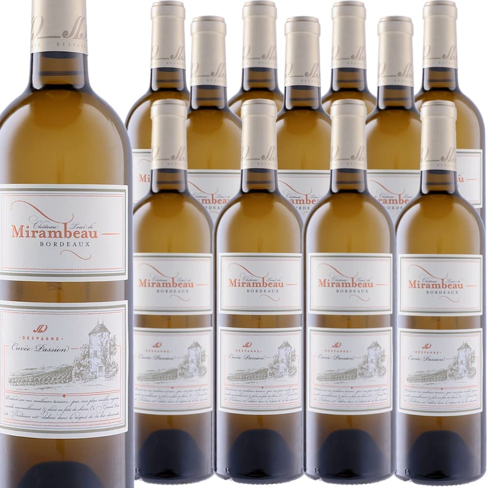[12ܥå] ȡȥ롦ɡߥܡѥå󡦥֥Chateau Tour de Mirambeau Cuvee Passion Blancե ܥɡ AOCܥɡ  ɸ 750ml