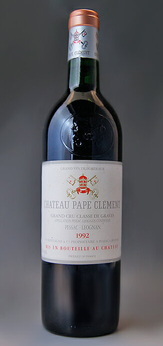 シャトー・パプ・クレマン・ルージュ [1993] グラーヴ・グラン・クリュ・クラッセ Chateau Pape Clement [1993] Grand Cru Classe /赤/