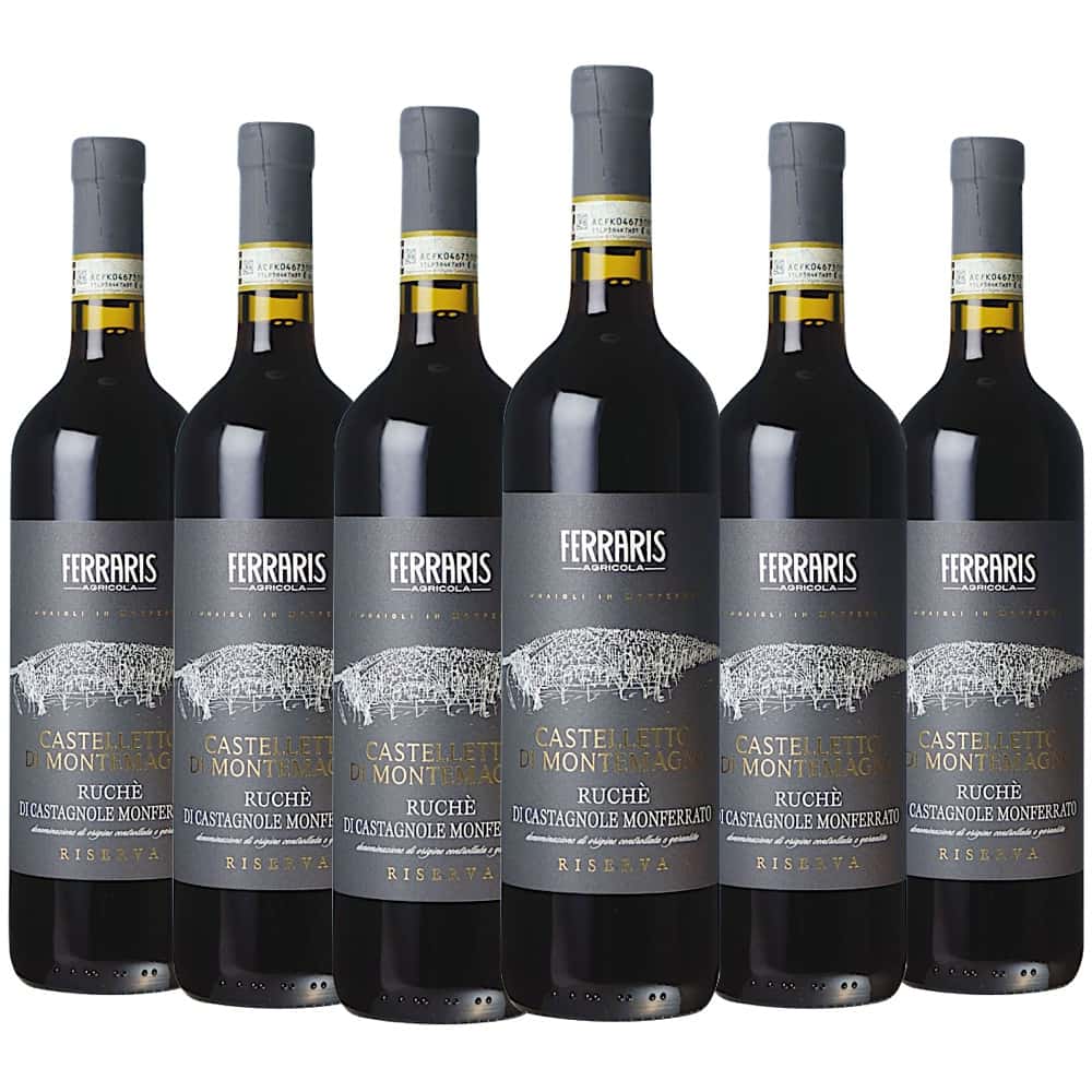 [6本セット] カステッレット・ディ・モンテマーニョ・ルケ・ディ・カスタニョーレ・モンフェッラート・..