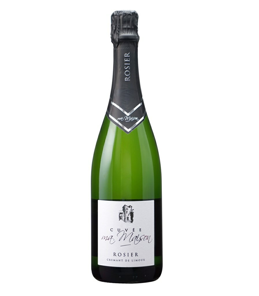 クレマン ド リムー キュヴェ マ メゾン ブリュット (ドメーヌ ロジエ)　Cremant de Limoux Cuvee Ma Maison Brut (Domaine Rosier)　フランス ラングドック ルション 白 辛口 スパークリング/750ml