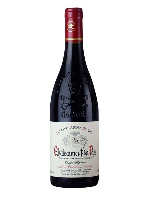 シャトーヌフ デュ パプ ルージュ キュヴェ レゼルヴェ 2019 (アンドレ ブルネル) Chateauneuf du Pape Rouge Cuvee Reservee (Andre Brunel) フランス コート デュ ローヌ 赤 フルボディ 750ml