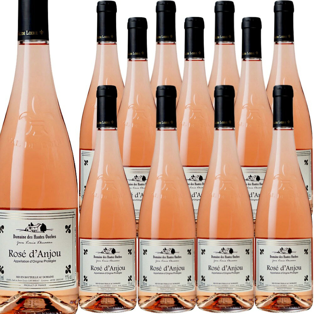  ロゼ・ダンジュ (ドメーヌ・デ・オート・ウーシュ)　Rose d'Anjou (Domaine des Hautes Ouches)　フランス ロワール ロゼ やや甘口 750ml