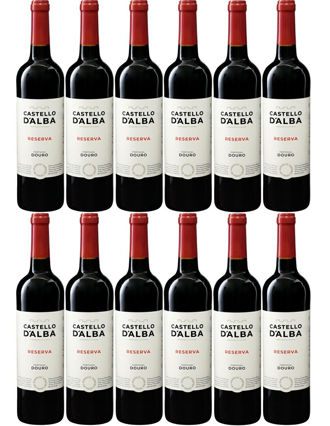 [12本セット] カステロ ダルバ レゼルヴァ ドウロ ティント (ルイ ロボレド マデイラ)　Castello D’Alba Reserva Douro Tinto (Rui Roboredo Madeira Vinhos SA)　ポルトガル ドウロ 赤 フルボディ 750ml×12本