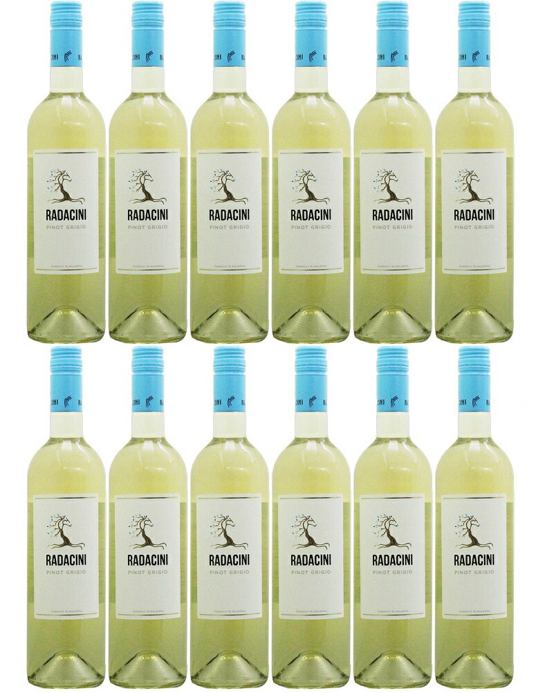 [12本セット] ラダチーニ・ピノ・グリージョ (ラダチーニ・ワインズ)　 Radacini Pinot Grigio (Radacini Wines)　モルドバ共和国 コドゥル 白 辛口 750ml