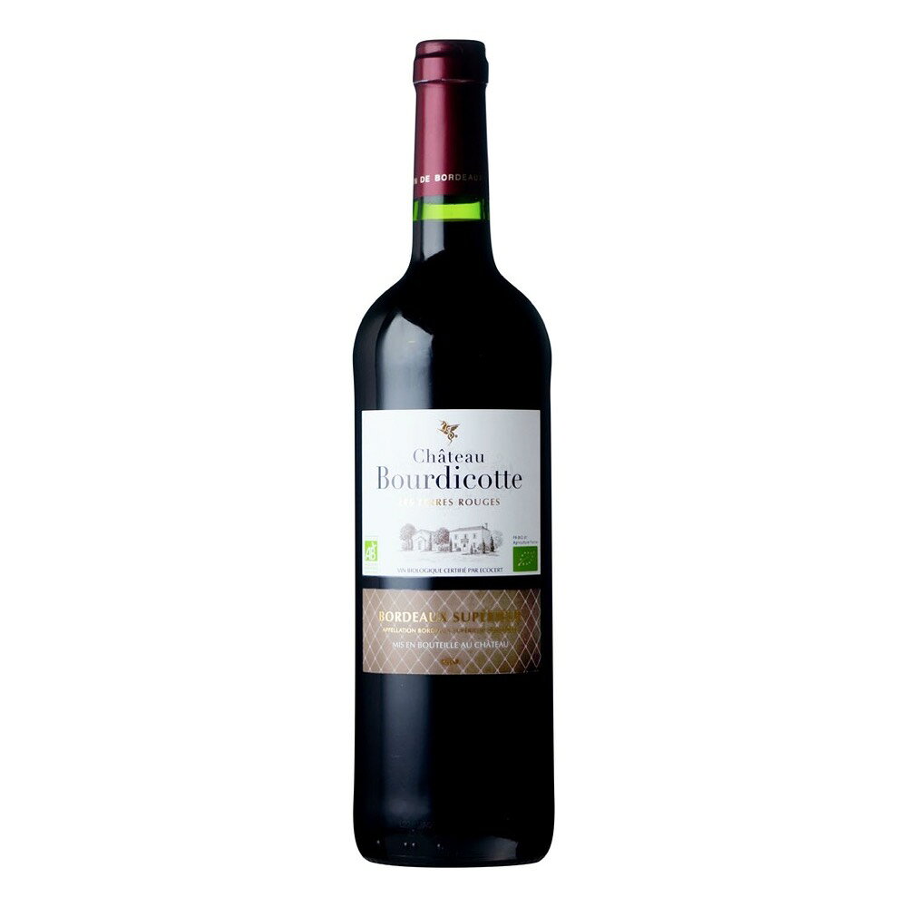シャトー・ブルディコット・キュヴェ・レ・テール・ルージュ [2019] (-) / Chateau Bourdicotte Cuvee Les Terre Rouge (-) / フランス / ボルドー / 赤ワイン / ミディアムボディ / 750ml donguriano-10027372 Donguriano Wine パッケージ画像