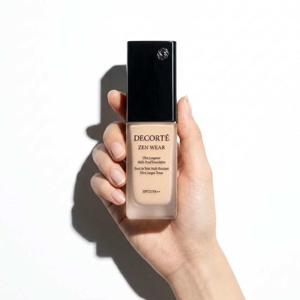 Rakuten - コーセー コスメデコルテ ゼン ウェア フルイド　グロウ　ステイ　リキッドファンデーション SPF25PA++ 　セミ　マット メイクアップ 送料無料 ポスト投函　 ツヤ ロングラスティング ZEN WEAR COSME DECORTE KOSE
