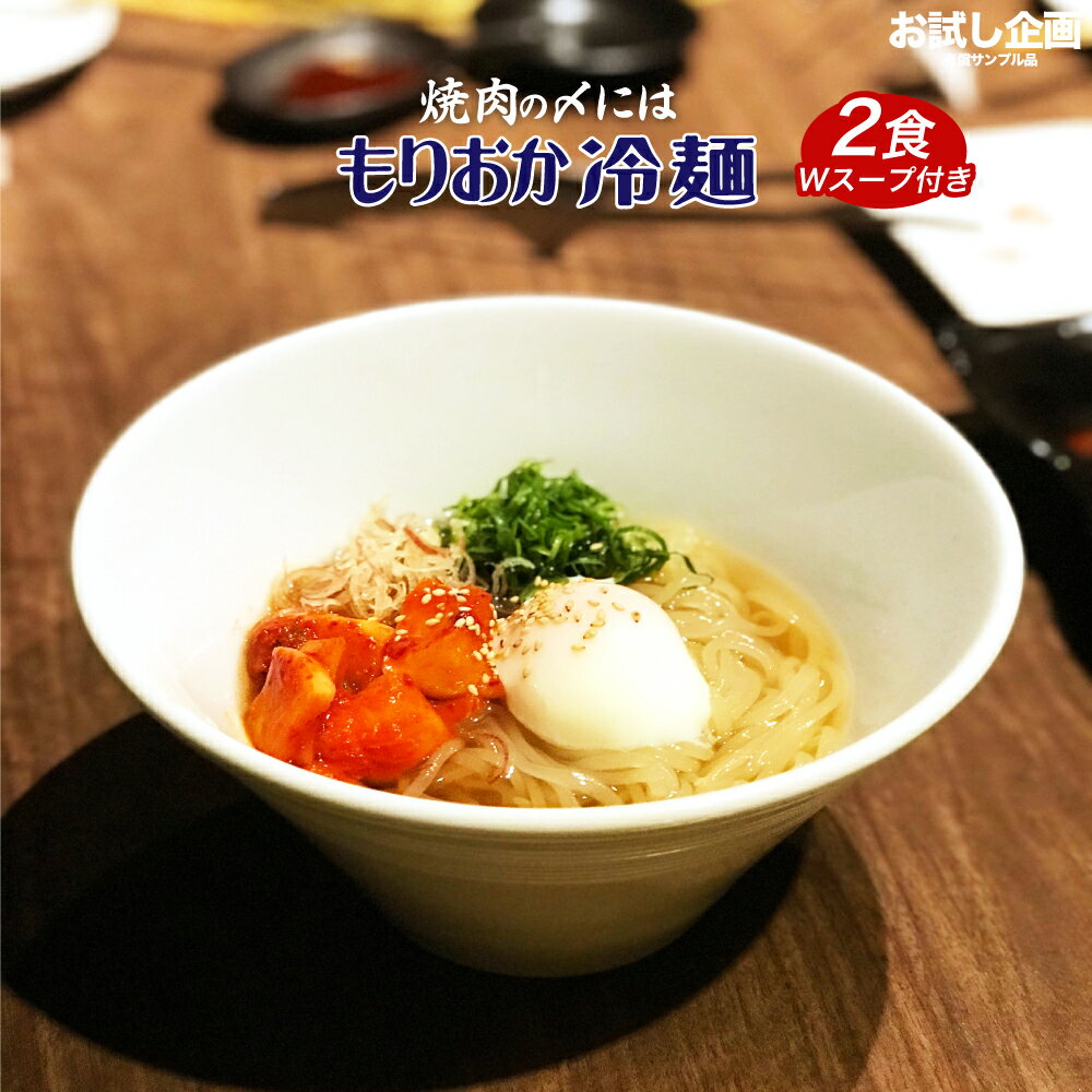 送料無料 盛岡冷麺2食 特製Wスープ付き ポイント消化 食品