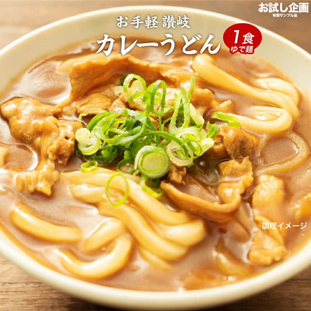 送料無料 讃岐のカレーうどん1食 カ