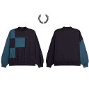 SALE【Ladies】セールFRED PERRY LADY’S フレッドペリー レディース Chequerboard Panel Sweatshirtチェッカーボードパネルスウェットシャツカラー：102 BLACKサイズ：10