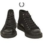 FRED PERRYフレッドペリーGeorge Cox X Fred Perry Heavy Canvas Monkey Bootsジョージ・コックスXフレッドペリー モンキーブーツカラー:102 BLACK本品はポイント＋9倍です！