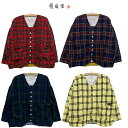 20 OFF SALE【Ladies】セール快晴堂 KAISEIDOU かいせいどう タータンフォーエバーふわりカーデサイズ：2(F)