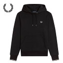 FREDPERRY[tbhy[] - Tipped Hooded Sweatshirt - vI[o[XEFbgt[fB[(XEFbgp[J[)COLOURFBLACKy{㗝XKiz{i̓|Cg{4{łI