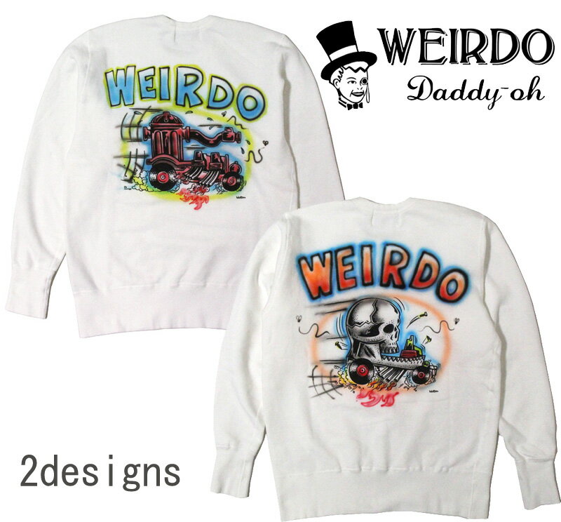 WEIRDO/EBA[h by GLADHAND - ZOWEIRDOS - SWEAT AIR BRUSH - HAND PAINT by L. STUDIOLnhyCgN[lbNXEFbgVc(g[i[)K戵i{i̓|Cg{9{łI