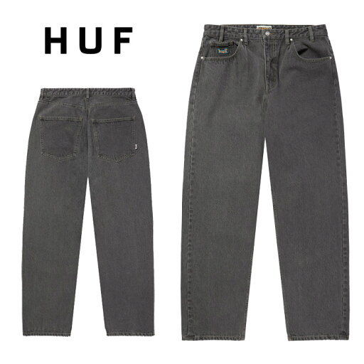 HUF(ハフ) - CROMER WASHED PANT - ユーズド加工デニムバギーパンツCOLOUR:FROST GRAY【日本代理店正規品】 HUF(ハフ) - CROMER WASHED PANT - ユーズド加工デニムバギーパンツCOLOUR:FROST GRAY【日本代理店正規品】
