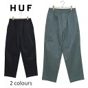 HUF(ハフ) - HUF BRUSHED SKATE PANT - バギーフィットイージーパンツ本品はポイント＋4倍です！