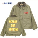 POP EYES [|bvACY] - S.A.D.Deck Jacket - A[gSvgfbLWPbgN-1fbLWPbg(N1)[K戵i]COLOUR:KHAKI BEIGE{i̓|Cg{9{łI