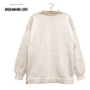 UNCHANGING LOVE x GUERNSEY WOOLLENS [A`FWOu x K[W[E[Y]UCL GUERNSEY SWEATERK[W[jbgE[Z[^[COLOUR:CREAM[K戵i]{i̓|Cg{9{łI