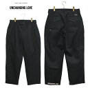 UNCHANGING LOVE [A`FWOu] ITALIAN FACTORY PANTS C^A^bN[NpcCOLOUR:BLACK[K戵i]{i̓|Cg{9{łI